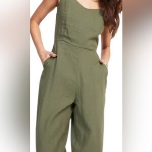 Old Navy Olive Green Jumpsuit